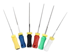 6pcs/scatola Canale radicale K File Endontico Trattamento dentale Endo File Niti Dental K File