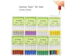 Prezzo di fabbrica Endodontic H File Dental in acciaio inossidabile Endo Files Multi Size Dental H File