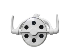 Lampada senza ombre LED a 6 bulbi per odontoiatria, chirurgia orale ed esame