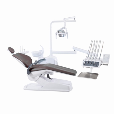 Clinica dentale Unità dentale completa con sensore LED luce seduta dentale montata in cima