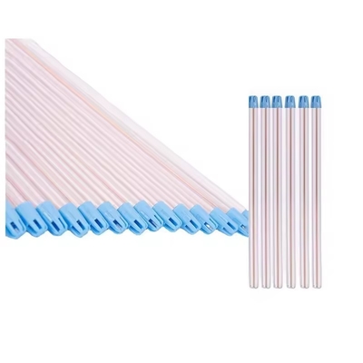 Facile da piegare aspirazione eletore di saliva in PVC con punte di aspirazione dentale monouso in rame