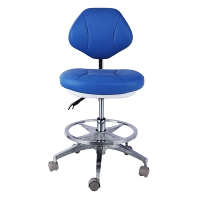 Sedile assistente dentale rotante a 360 gradi Sedile confortevole Stolo dentista con schienale