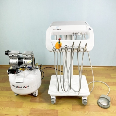 70L/Min Motore di rame Compressore d'aria silenzioso medico 32L Compressore dentale uso per una sedia dentale