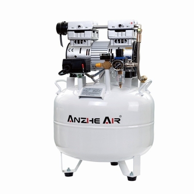 40L Compressore di pompa d'aria medica 850W Compressore d'aria dentale senza olio per 2 sedie dentali