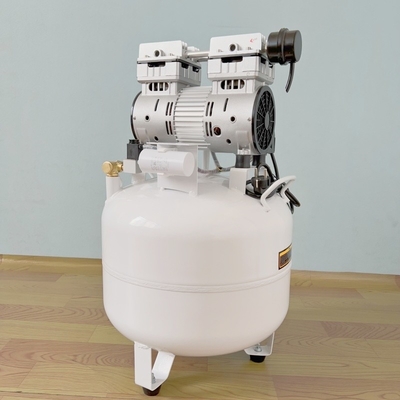 40L Compressore di pompa d'aria medica 850W Compressore d'aria dentale senza olio per 2 sedie dentali