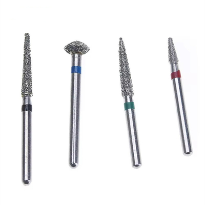 Dental Diamond Burs per la preparazione Dental Drills Bur High Speed Dental Diamond Burs Kit