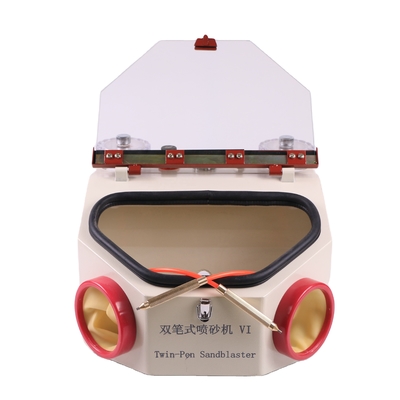 LED Light Dental Sandblaster Due penne Dental Lab Equipment Dental Sandblasting Machine