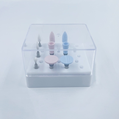 Kit di lucidatura rotante Burs di finitura e lucidatura laboratorio dentale Kit di lucidatura in silicone dentale