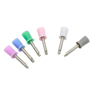 100pcs/Box Dental Prophy lucidante spazzola colorata gomma Dental Prophy Coppa