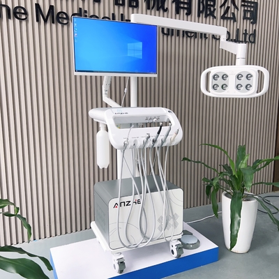 Carrello dentale unico con PC e fotocamera orale 2 in 1 unità di trattamento dentale di fabbrica con luce LED