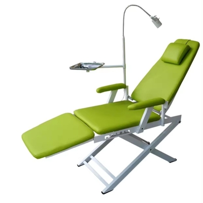 Clinica dentale mobile Sedia dentale pieghevole portatile con turbina sospesa