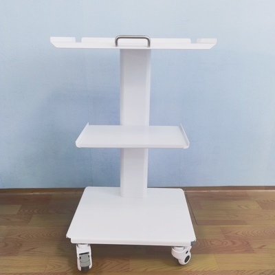 Clinica medica gabinetto clinica dentale carrello mobile con tre strati di vassoio