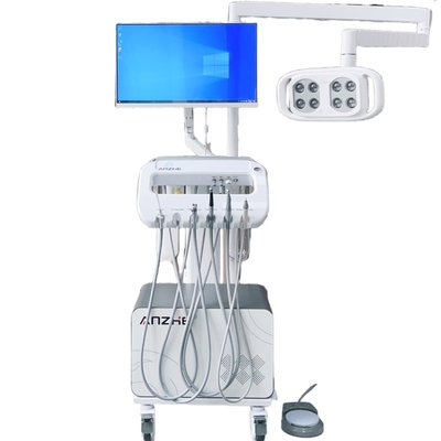 Foshan fabbrica 550W Dental Mobile Cart Dental Clinic Portable Dental Unit Con Lampada