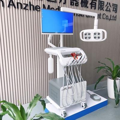 Foshan fabbrica 550W Dental Mobile Cart Dental Clinic Portable Dental Unit Con Lampada