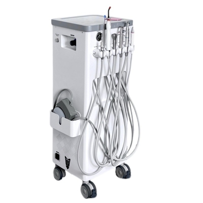 Clinica odontoiatrica mobile 550W Cartone di operazione dentale mobile Corpo in acciaio inossidabile Unità portatile dentale