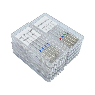 Portatori di pasta dentale Riempitore radicale Lentulo 21mm 25mm 28mm Archivi endodontici assortiti