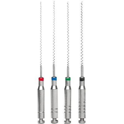 Portatori di pasta dentale Riempitore radicale Lentulo 21mm 25mm 28mm Archivi endodontici assortiti