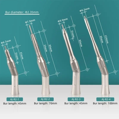 Dental Handpiece chirurgica Dental Oral Handpiece a bassa velocità 20 gradi 1/1 Chirurgico Handpiece dritto