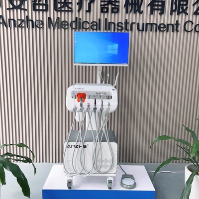 Equipaggiamento veterinario portatile Odontoiatra Unità dentale mobile con compressore d'aria e set di telecamere orali per computer