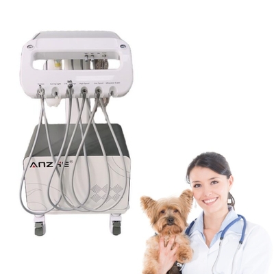 Apparecchiature dentali veterinarie Unità dentale mobile per animali domestici Clinica cura dei denti degli animali Carrozzino dentale mobile
