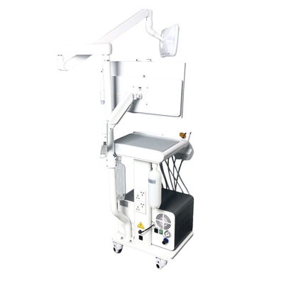 Carrozzina dentale di lusso Servizio dentistico mobili Dispositivo portatile con lampada a LED sbiancante denti