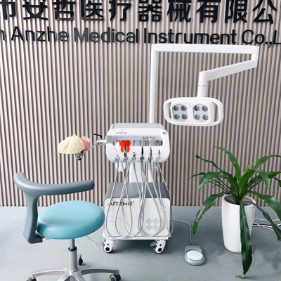 Simulatore dentale Sistema di addestramento dentale Simulatore dentale Testa fantasma con carrello di trattamento per l'insegnamento della scuola di odontoiatria