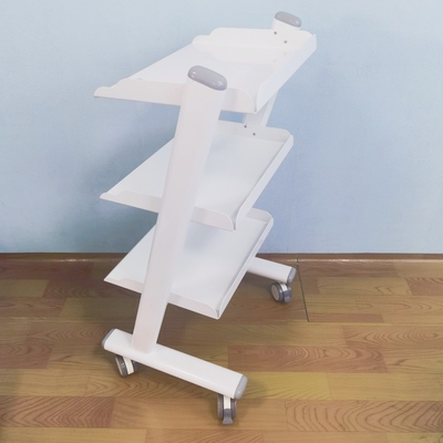 3 strati Economici e convenienti carrozzina da salone per saloni di bellezza carrello mobili in acciaio inossidabile