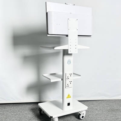 Scanner orale carrello di infermieri mobile carrello dentale mobile di colore bianco con presa di corrente carrello di laboratorio mobile multifunzione