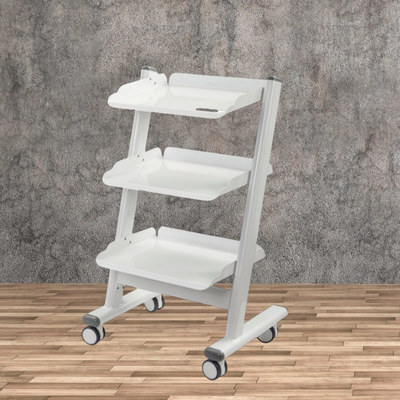 Semplice carrello dentale mobile durevole carrello dentale in acciaio inossidabile salone di bellezza utilizza 3 strati carrello dentale