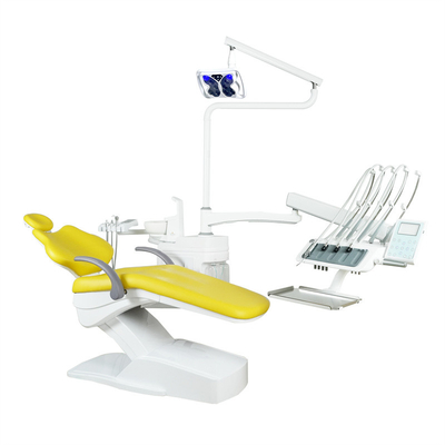 Foshan Factory Dental Chair Unit 16 Sets One Container con luce di guarigione gratuita e Scaler Dental Top Mounted Dental Unit