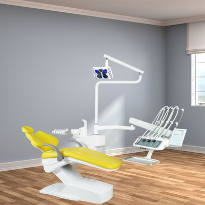 Foshan Factory Dental Chair Unit 16 Sets One Container con luce di guarigione gratuita e Scaler Dental Top Mounted Dental Unit