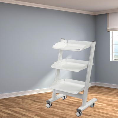 Ospedale Dental Metal Tool Cart 3 strati Dental Mobile Cart Tools Salone di bellezza Carrozzeria di stoccaggio
