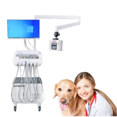 Sistema dentale veterinario di alta qualità, attrezzatura per cliniche veterinarie, unità per il trattamento dei denti degli animali domestici, carrello dentale mobile