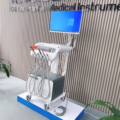 Tavolo di lavoro dentale mobile per attrezzature terapeutiche veterinarie