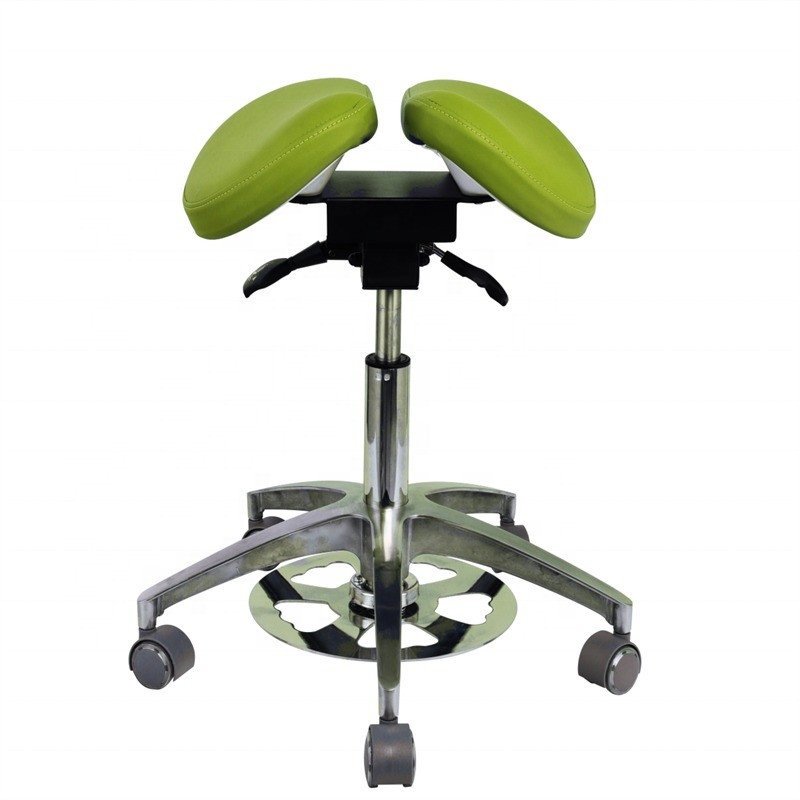 Salone di bellezza Sedile confortevole Green Micro Fibra Scavo dentista Sedile di forma Sedile dentista