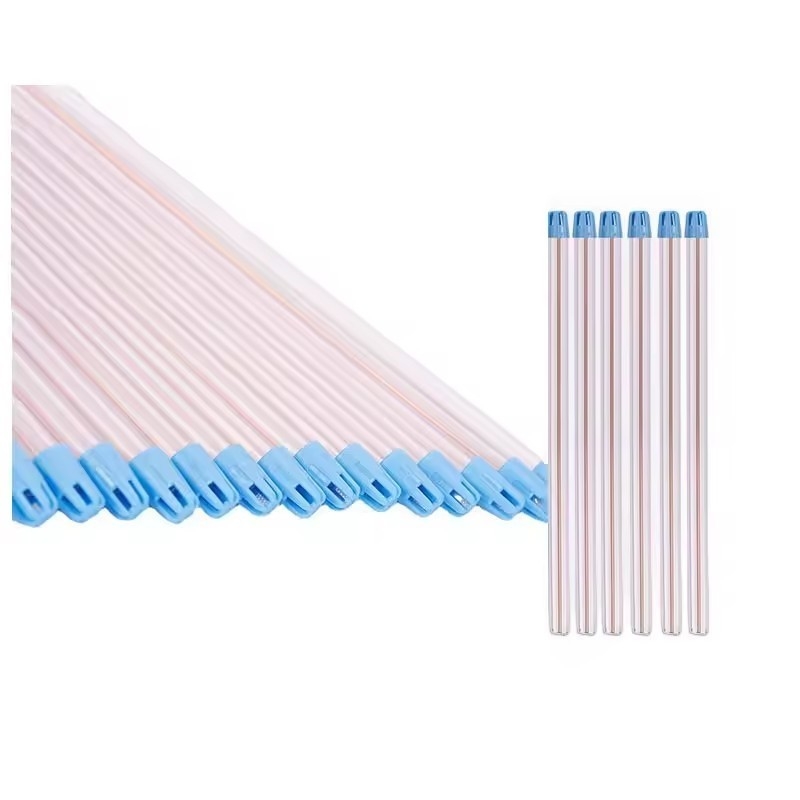 Facile da piegare aspirazione eletore di saliva in PVC con punte di aspirazione dentale monouso in rame