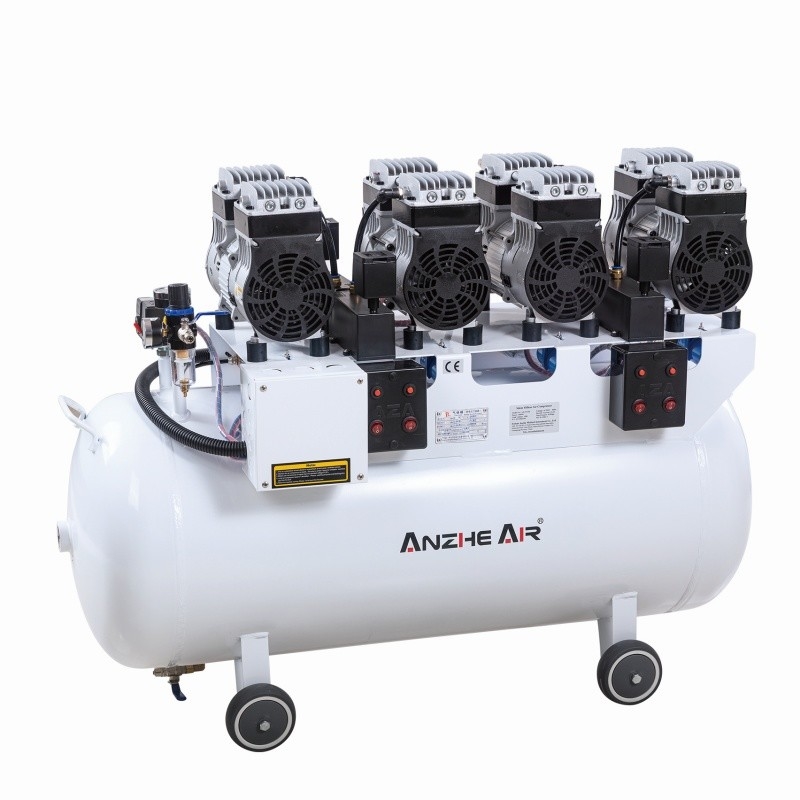 Foshan Fabbrica compressore pompa d'aria dentale 128L 3400W compressore dentale silenzioso