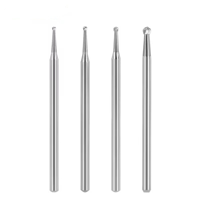 Dental Lab Burs Carburo di Tungsteno 10pcs/Box Burs di Carburo Rotondo Dental per la lucidatura