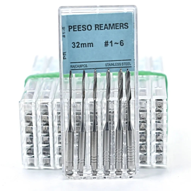 Strumento endodontico dentale del canale radicolare 32 mm Pesso Dental Reamers per l'ingrandimento della porzione cervicale