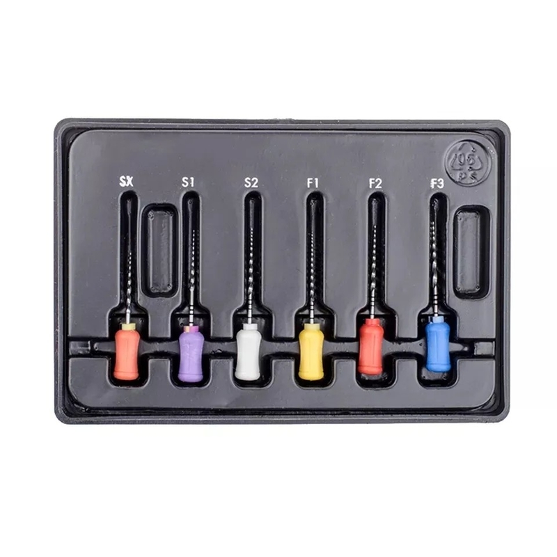 Utilizzo a mano Dental Reamer Rotary Endodontics Direct Canals Files NiTi Files del canale radicale