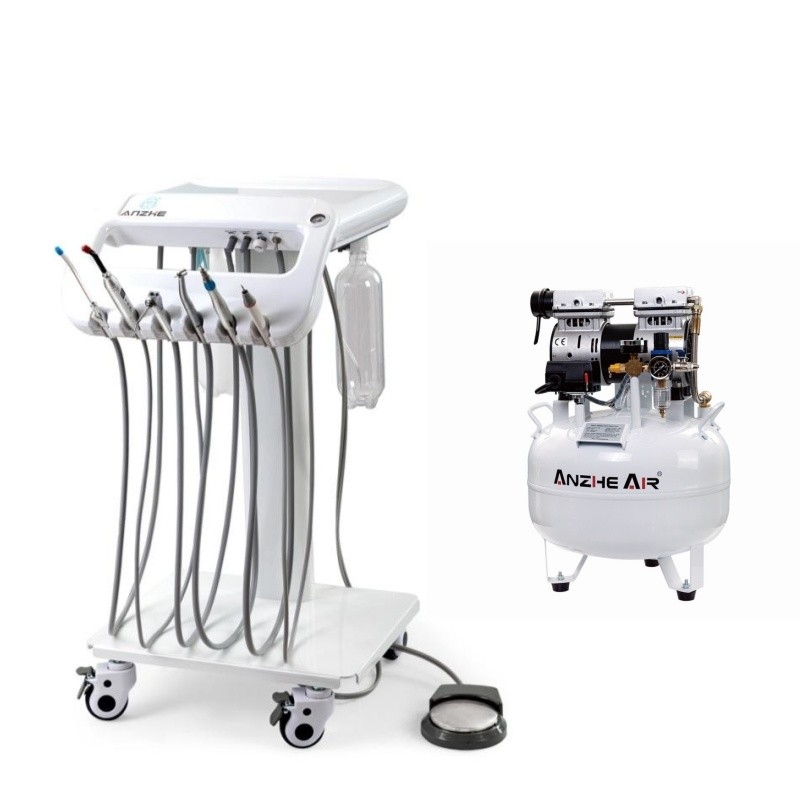 Prezzo all'ingrosso Mobile Dental Unit 4 Universal Wheel Dental Mobile Treatment Carts Dental Factory Carts Dental Portatili