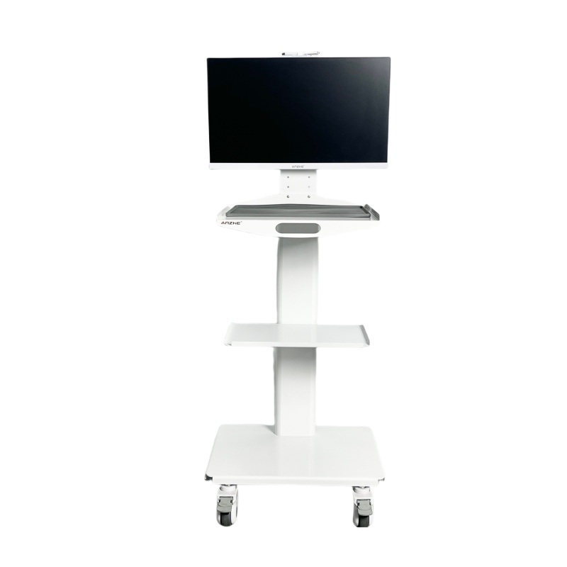 Carrello mobile dentale Carrello dentale mobile Medico Ampio spazio Carrello dentale Monitor dentale Carrello per scansione orale con quattro ruote