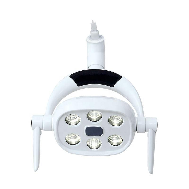 Lampada a induzione dentale a 6 LED per unità dentale 9W Luce LED regolabile per chirurgia orale Lampada senza ombre con sensore