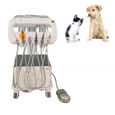Utilizzare per animali domestici macchina di trattamento dentale portatile di design unico vet mobile carrello dentale