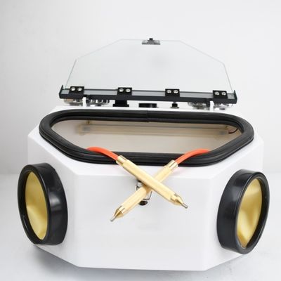 Un buon prezzo. Laboratorio dentale a doppio serbatoio Corone di porcellana sandblaster lucidare ugello dentale sabbiatura in linea