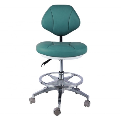 Sedile assistente dentale rotante a 360 gradi Sedile confortevole Stolo dentista con schienale