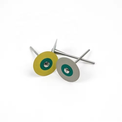 Disco di taglio per lucidatura dentale da 26 mm giallo