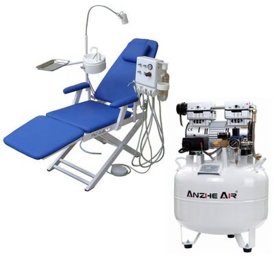 Un buon prezzo. 105L/Min Flusso d'aria Pompa dental 850W Compressore dental silenzioso in linea