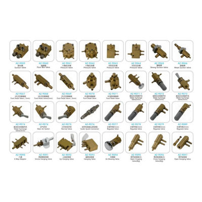 Un buon prezzo. Materiale di rame Sedia dentale Valvola Foshan Fabbrica Unità dentale E ricambi in linea