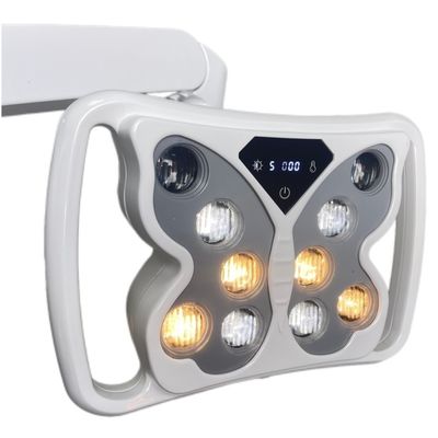 Un buon prezzo. 70000 LUX Lampada di operazione dentale 10 lampadine Lampade chirurgiche a forma di farfalla per unità dentale in linea